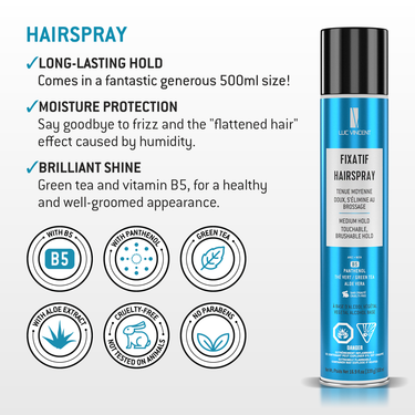 High-Shine, Long-Lasting Styling Hairspray